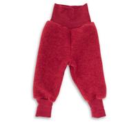 Engel - Baby Trousers with Navel Waistband - Fleece trousers size 86/92, red