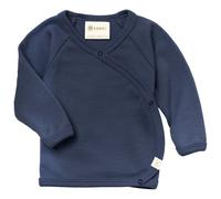 Engel - Baby Wraparound Shirt - Merino longsleeve size 50/56, blue