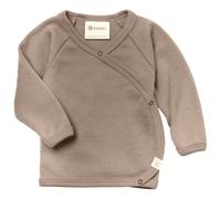 Engel - Baby Wraparound Shirt - Merino longsleeve size 74/80, brown