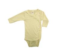 ENGEL Bodysuit MERINO WOOL SILK baby newborn body kimono (0-3 Months, Natural)