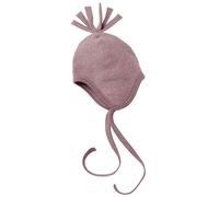 Engel Baby Fleece hat, 100% Merino Wool, (74/80 (Circumference 44-46), Rosewood Melange)