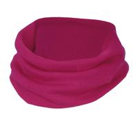Engel MERINO wool SILK children Loop scarf neck-warmer snood neck gaiter round scarf girl boy (Raspberry)