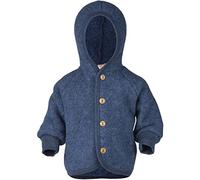 Engel Organic Wool Fleece Baby Baby Jacket/Coat (16-24 Months (Height 34-36) (86/92), Blue Melange)