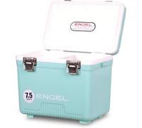 ENGEL Cooler Box 7.1 L - Leak-Proof Drybox Cooler for Camping, Fishing,Hiking,Picnic - Mini Ice Boxes Large Enough for 8 Cans, 31 x 20.3 x 25.4 CM Small Cool Box for Drinks and Food in Seafoam