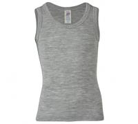 Engel Children's Organic Sleeveless Thermal Vest in Merino Wool/Silk (14-16 Years (Ladies 4) - EU 176, Grey Melange)