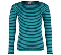 Engel Children's Organic Merino Wool & Silk Base Layer Top (12-14 Years - EU 164, Kingfisher/Navy)
