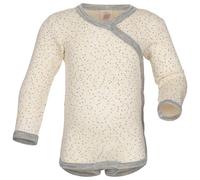 Engel - Kids' Wraparound Bodysuit L/S - Merino base layer size 50/56, sand
