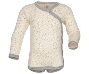 Engel - Kids' Wraparound Bodysuit L/S - Merino base layer size 50/56, sand