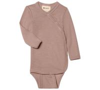 Engel - Kids' Wraparound Bodysuit L/S - Merino base layer size 74/80, brown