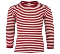 Engel Children's Long Sleeve Wool Undershirt Machine Wash Natural 2 Colours Size 92-176, Red melange/natural, 104