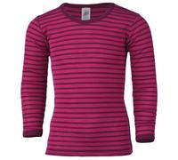 Engel Children's Organic Merino Wool & Silk Base Layer Top (4-6 Years - EU 116, Raspberry/Orchid)