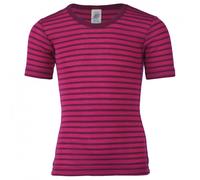 Engel - Kinder Unterhemd S/S - Merino base layer size 128, purple/pink