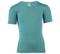 Engel - Kinder Unterhemd S/S - Merino base layer size 128, turquoise
