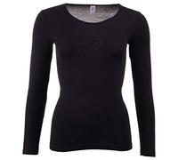 Engel ladies’ long-sleeved vest - Black - UK 14