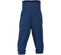 Engel Natur, Baby Terry Trouser, 70% Wool (kbT), 30% Silk (8-15 Months (Height 28-31) (74/80), Blue Melange)