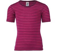 Engel Natur, Children´s Vest Short Sleeve, 70% Wool 30% Silk (4-6 Years - EU 116, Raspberry/Orchid)