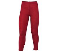 Engel Natur | Childrens Leggings fine rib (116 (5-6 Years), Red Melange)