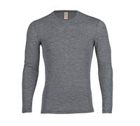 Engel Natur, Men´s Long Sleeve Vest, 100% Organic Merino Wool (UK 40/42 Chest (Large) - EU 50/52, Slate)