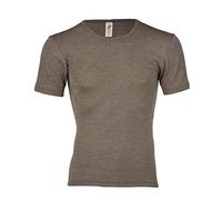 Engel Natur Men's Vest Short Sleeve, Organic Merino Wool And Silk (X-Large, walnut)