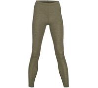 Engel Natural Women's Leggings 70% Organic Virgin Wool, 30% Silk - GOTS, olive, 12-14