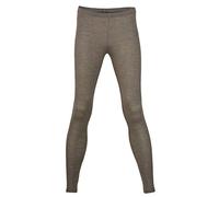 Wool Silk Women's Leggings, Size UK 8 - 18, 2 Colours - Brown - 12