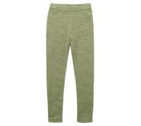 Engel Natural, children's leggings, 100% wool (merino), IVN-Best thermal underwear, Sage Green Melange, 104