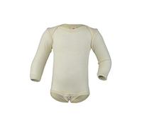 Engel Natural, Merino Baby Bodysuit, Long Sleeve, 100% Wool (kbT), Machine Washable, natural, 74-80