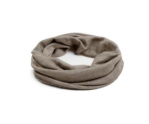 Engel Natural Tube Scarf 70% Wool 30% Silk for Men and Women, walnut, One Size