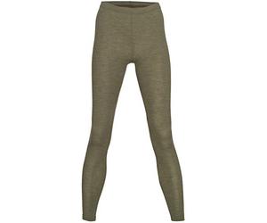 Engel Natural Women's Leggings 70% Organic Virgin Wool, 30% Silk - GOTS, olive, 12-14
