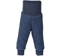 Engel Organic Merino Wool Fleece Baby Trousers (62/68 (3-6 Months), Blue)