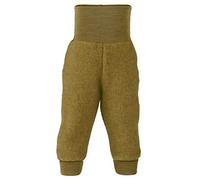 Engel Organic Merino Wool Fleece Baby Trousers (74/80 (7-15 Months), Saffron Melange)