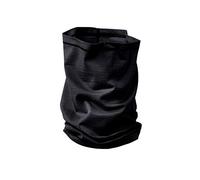 Engel Sports MERINO wool silk Loop scarf tube men women snood neck warmer gaiter (Black)
