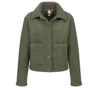 Engel - Women's Cropped Jacket - Wool jacket size 34/36, olive