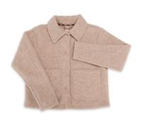 Engel - Women's Cropped Jacket - Wool jacket size 38/40, sand