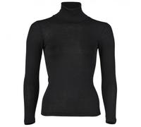 Engel - Women's Long-Sleeved Roll Neck - Silk base layer size 34/36, black