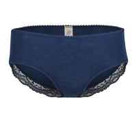 Engel - Women's Panty mit Spitze - Silk base layer size 34/36, blue