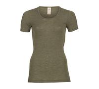 Engel Women's Short Sleeve Undershirt, Olive, 8 UK/10 UK