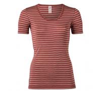 Engel - Women's Short-sleeved Shirt - Silk base layer size 46/48, red