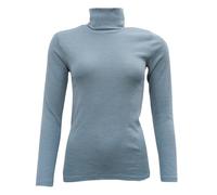 Engel, Women's Turtleneck Jumper, 70% Wool (kbT), 30% Silk, Mountain blue, 12 UK/14 UK