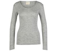 Engel - Women's Unterhemd L/S - Merino base layer size 42/44, grey