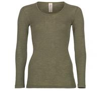 Engel - Women's Unterhemd L/S - Merino base layer size 46/48, olive