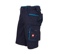 Engelbert Strauss e.s.Motion 2020 Work Trousers, Shorts, Dark Blue/Atoll, Dark Blue/Atoll, 42