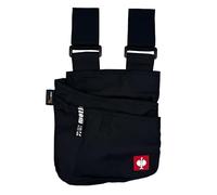 Engelbert Strauss e.s.Motion Worker Bag - Practical for Crafts & DIY - Versatile with Multiple Compartments and Attachment Loops (Black)