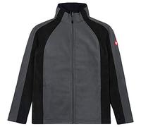 Engelbert Strauss Men Fleece Jacket Microfleece dryplexx, Color:grey, Size:2XL