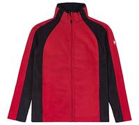 Engelbert Strauss Men Fleece Jacket Microfleece dryplexx, Color:red, Size:XL