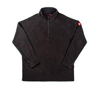 Engelbert Strauss Men Fleece Pullover Troyer dryplexx Micro, Color:Black, Size:2XL
