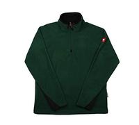 Engelbert Strauss Men Fleece Pullover Troyer dryplexx Micro, Color:Green, Size:XL