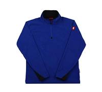 Engelbert Strauss Men Fleece Pullover Troyer dryplexx Micro, Color:Kornblau, Size:S
