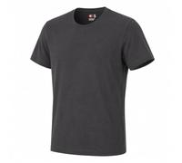 Engelbert Strauss Men's T-Shirt e.s. Cotton, Breathable Basic Shirt with Crew Neck - Robust Work & Leisure Shirt, charcoal, XXL