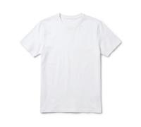 Engelbert Strauss Men's T-Shirt e.s. Cotton, Breathable Basic Shirt with Crew Neck - Robust Work & Leisure Shirt, White, 3XL